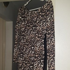 leopard dress
